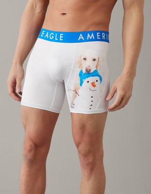 Buy American Eagle Men Green Snowman 6 Inches Flex Boxer Brief Online -  731189