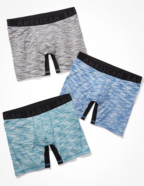 Трусы-боксеры AEO Flex для мужчин, 3 шт. — American Eagle