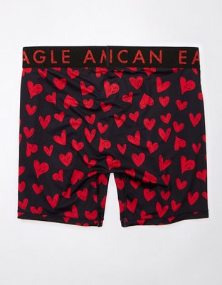 AEO Valentine Hearts 6" Flex Boxer Brief