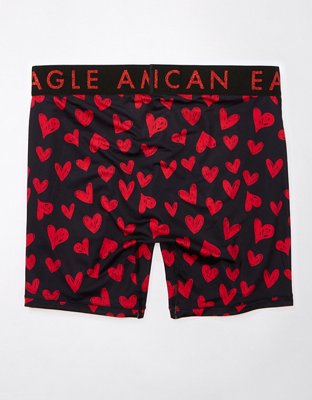 AEO Valentine Hearts 6" Flex Boxer Brief