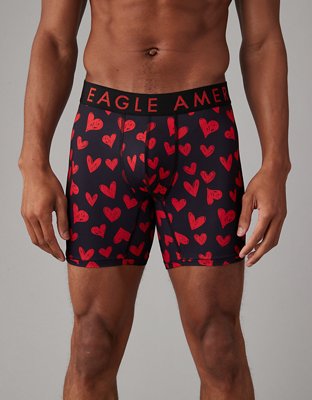 Mens Cupids Arrow Hearts All Over Boxer Briefs Valentines Day Underwear