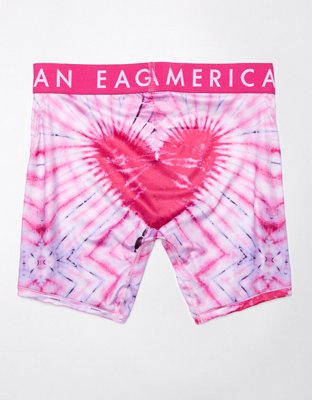 AEO Valentine Heart Tie-Dye 6" Flex Boxer Brief