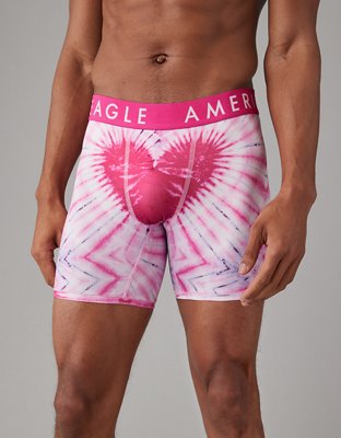 AEO Valentine Heart Tie-Dye 6" Flex Boxer Brief