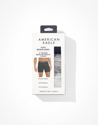 AEO Men's 6" Flex Boxer Brief 3-Pack