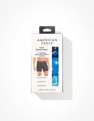 AEO Men's 6" Flex Boxer Brief 3-Pack