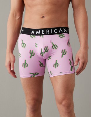 Buy American Eagle Men Pink Volcano 6 Inches Flex Boxer Brief online