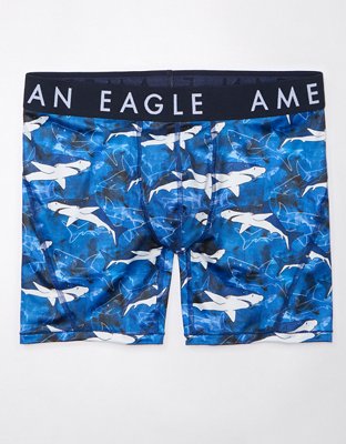 Трусы-боксеры AEO Sharks Flex для мужчин — American Eagle — фото 3