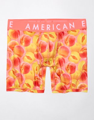 AMERICAN EAGLE OUTFITTERS CANDY CORN ATHLETIC TRUNK LONGER LENGTH BOXER  SIZE L