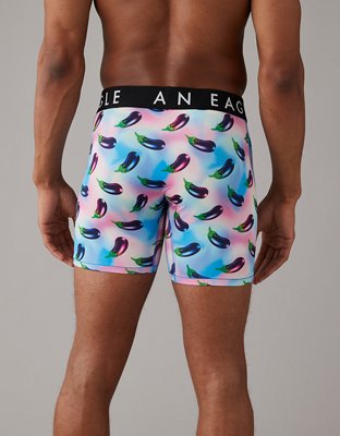 AEO Eggplant Tie-Dye 6" Flex Boxer Brief