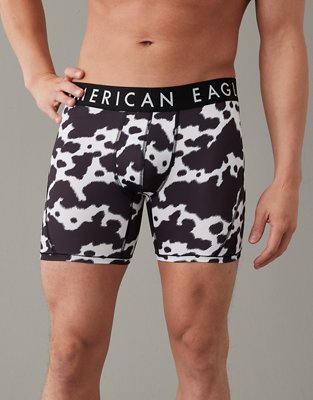 AEO Cow Print 6" Flex Boxer Brief