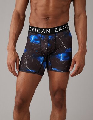 Buy American Eagle Men Purple Aurora Borealis 6 Inches Flex Boxer Brief  online