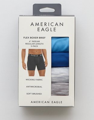 AEO 6" Flex Boxer Brief 5-Pack