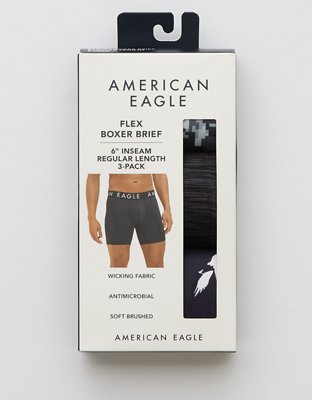 AEO Men's 6" Flex Boxer Brief 3-Pack