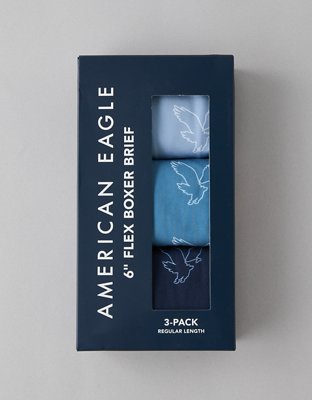 AEO Men's 6" Flex Boxer Brief 3-Pack