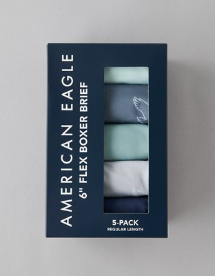 AEO Paquete de 5 Brief Boxers Flex de 6" para Hombre