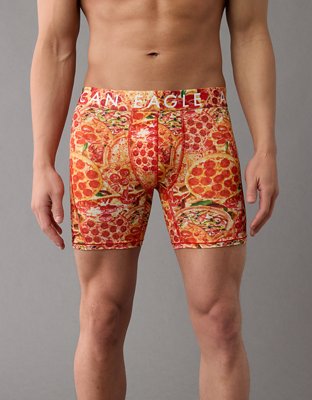 AEO Men's Pizza 6" Flex Boxer Brief