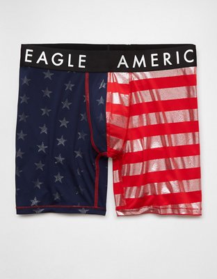 Трусы-боксеры AEO USA Flex для мужчин — American Eagle — фото 2