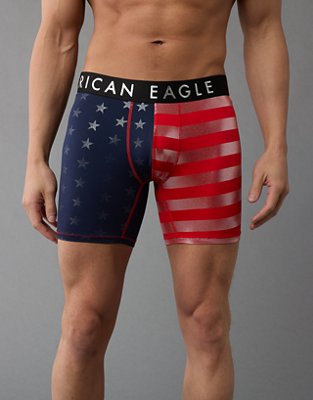 AEO USA Stars & Stripes 6" Flex Boxer Brief