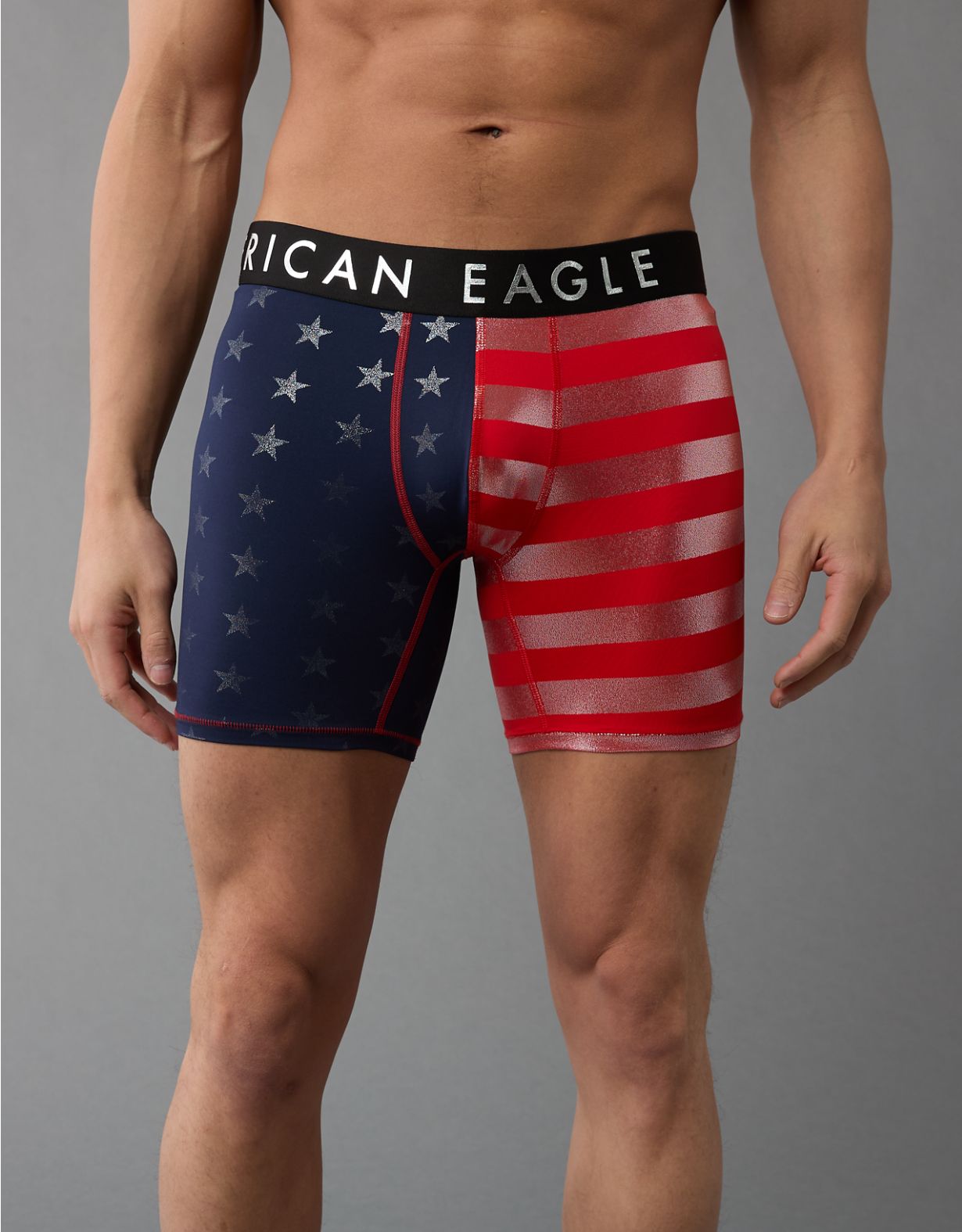 AEO USA Stars & Stripes 6" Flex Boxer Brief