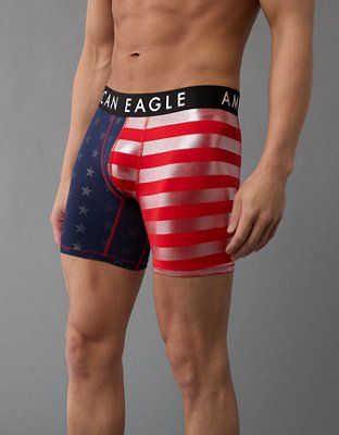 AEO USA Stars & Stripes 6" Flex Boxer Brief