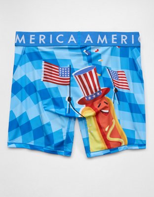 AEO USA Hot Dog 6" Flex Boxer Brief