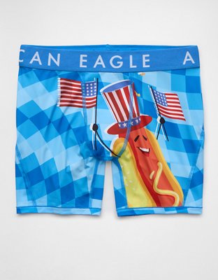 AEO USA Hot Dog 6" Flex Boxer Brief