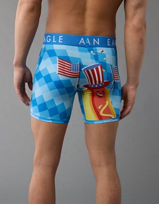 AEO USA Hot Dog 6" Flex Boxer Brief