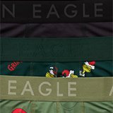 AEO Men's Grinch 6" Flex Boxer Brief 3-Pack