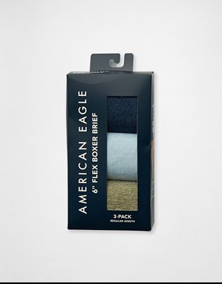 AEO Men's 6" Flex Boxer Brief 3-Pack