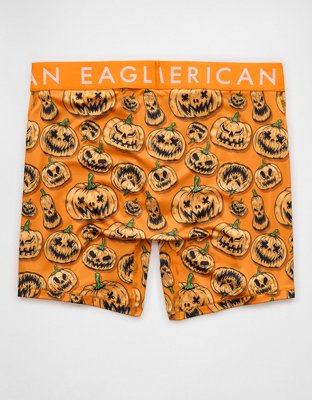 AEO Men's Jack-O-Lantern Halloween 6" Flex Boxer Brief