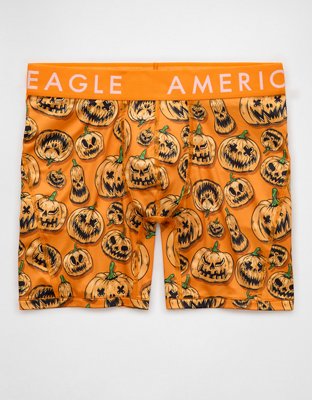 AEO Men's Jack-O-Lantern Halloween 6" Flex Boxer Brief