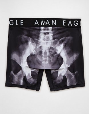 AEO Men's Skeleton Halloween 6" Flex Boxer Brief