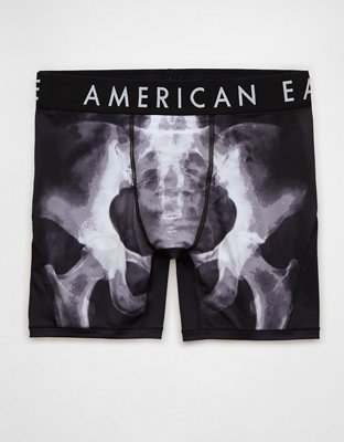 AEO Men's Skeleton Halloween 6" Flex Boxer Brief