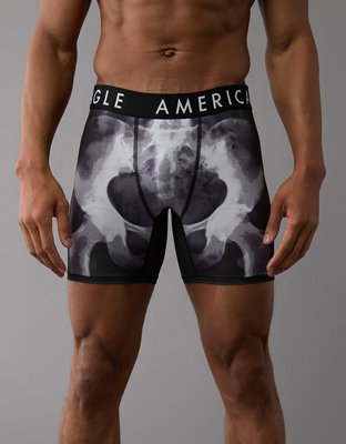 AEO Men's Skeleton Halloween 6" Flex Boxer Brief