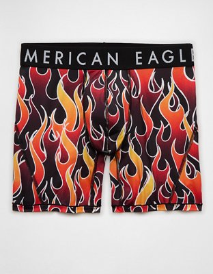 AEO Men's Flames 6" Flex Boxer Brief