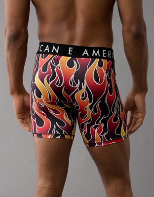 AEO Men's Flames 6" Flex Boxer Brief