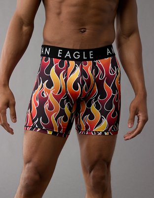 AEO Men's Flames 6" Flex Boxer Brief