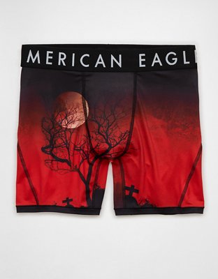 AEO Men's Graveyard Halloween 6" Flex Boxer Brief