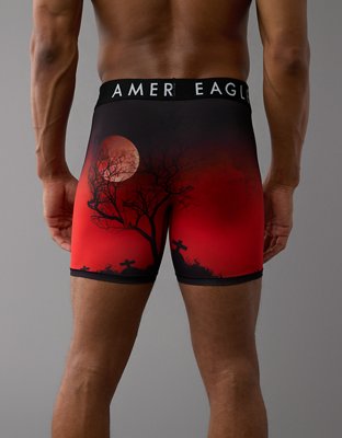 AEO Men's Graveyard Halloween 6" Flex Boxer Brief