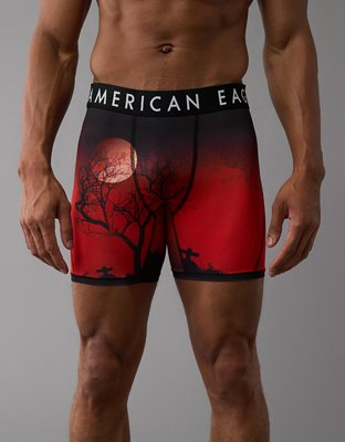 AEO Men's Graveyard Halloween 6" Flex Boxer Brief