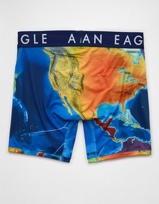 AEO Men's Weather Map 6" Flex Boxer Brief