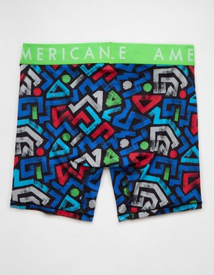 AEO Men's Geometric 6" Flex Boxer Brief