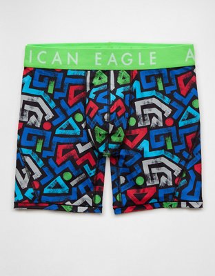 AEO Men's Geometric 6" Flex Boxer Brief