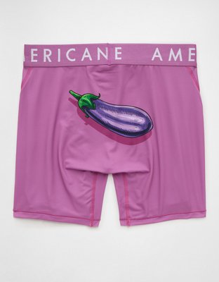 AEO Men's Eggplant 6" Flex Boxer Brief