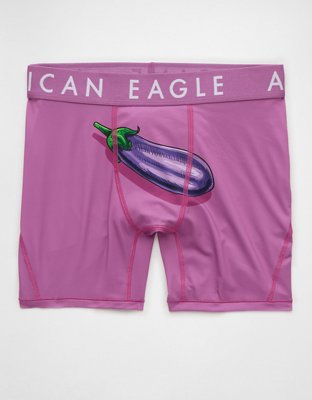 AEO Men's Eggplant 6" Flex Boxer Brief