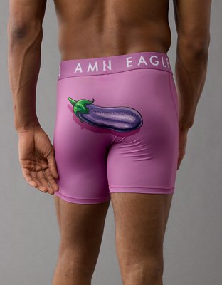 AEO Men's Eggplant 6" Flex Boxer Brief