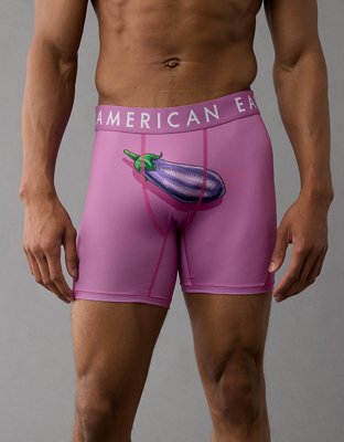 AEO Men's Eggplant 6" Flex Boxer Brief