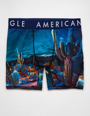 AEO Men's Cactus Desert 6" Flex Boxer Brief