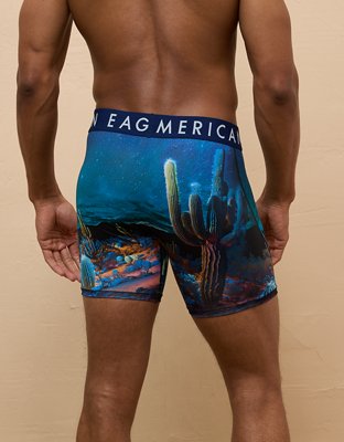 AEO Men's Cactus Desert 6" Flex Boxer Brief