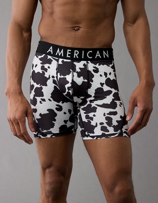 AEO Men's Cow Print 6" Flex Boxer Brief